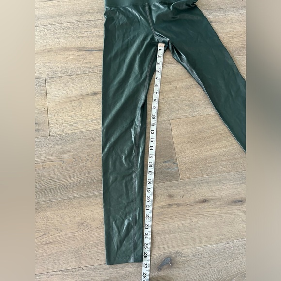 CARBON38 Shiny Gray Green High Rise Workout Leggings - Picture 8 of 9